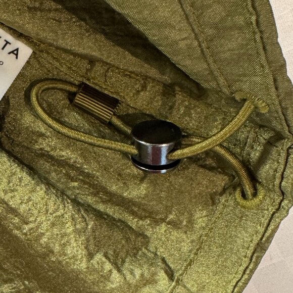 NWOT Athleta Lunar Shine Button Down Shirt in Picoline Olive - Picture 9 of 11